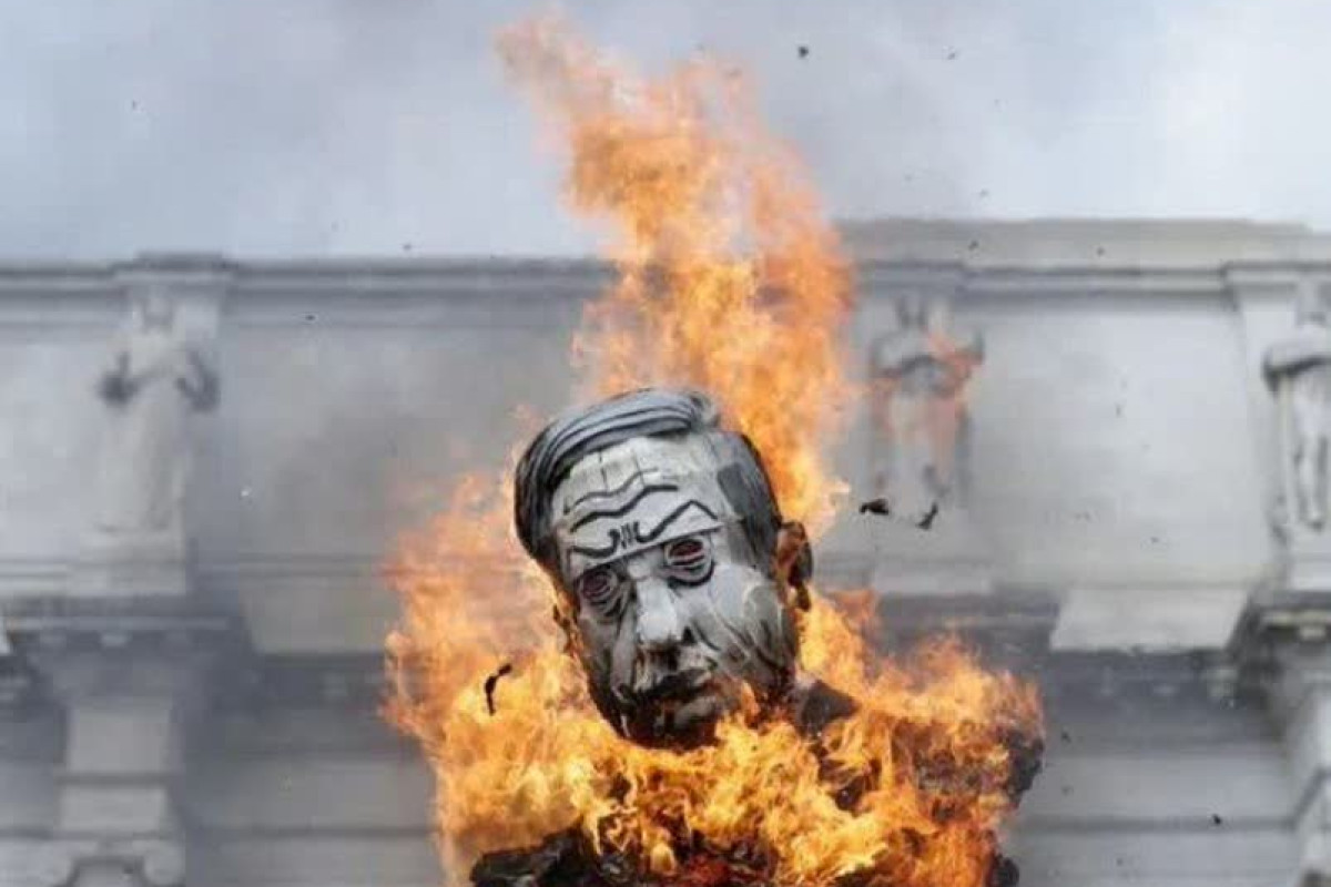 یادداشت کمپین جهانی آتش زدن تصویر نتانیاهو | مدرسه حرکت