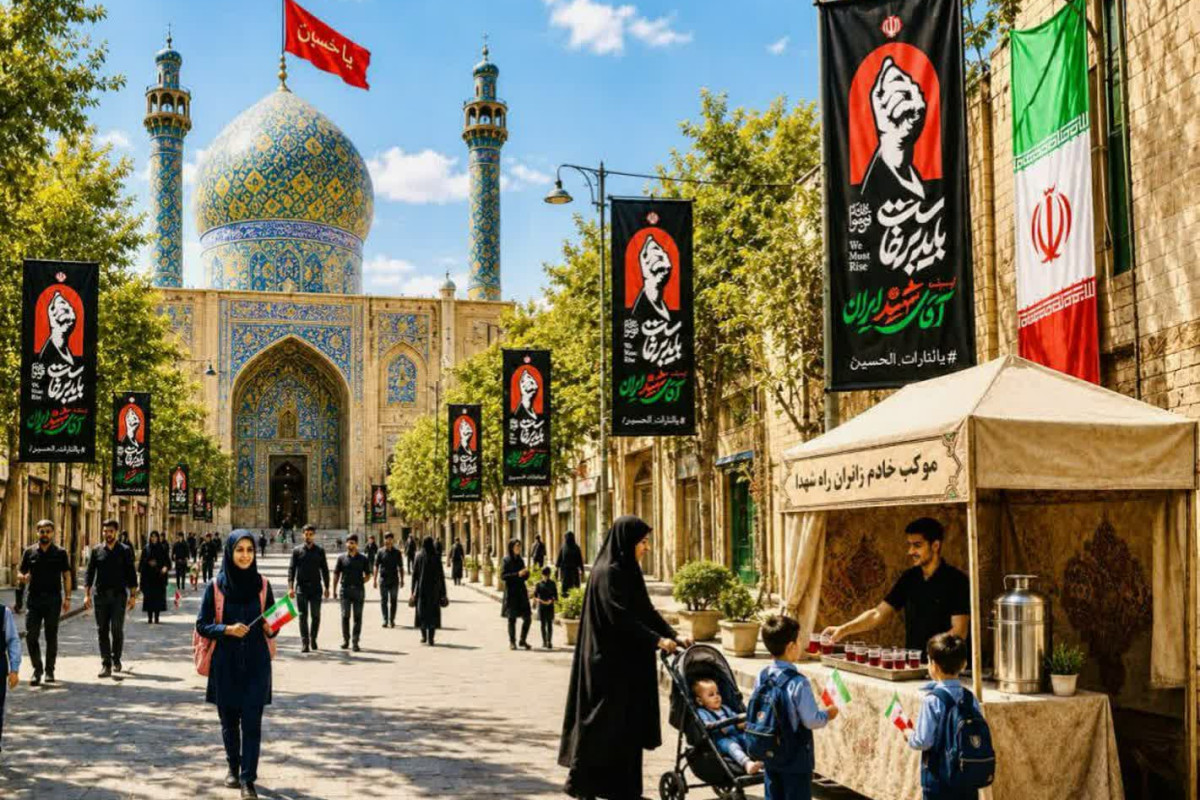 یادداشت آمادگی مردم عزیز ایران برای تشییع رهبر شهید | مدرسه حرکت